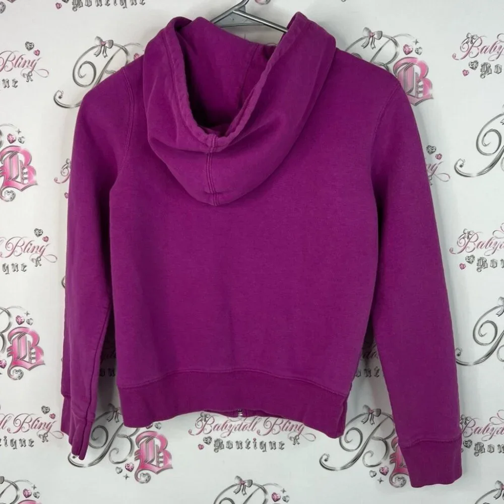 GAP sweater hoodie shiny logo purple Kids Magenta Hoodie